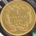 Verenigde Staten 1 dollar 1873 (Indian head - type 2) - Afbeelding 1