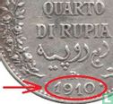 Italiaans-Somaliland ¼ rupia 1910 - Afbeelding 3