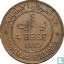 Italian Somaliland 4 bese 1910 - Image 1