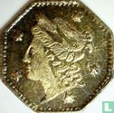 Californie ¼ dollar 1854 - Image 2
