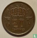 Belgium 20 centimes 1954 (NLD - misstrike) - Image 1