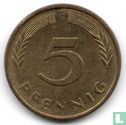 Germany 5 pfennig 1989 (G) - Image 2