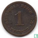 Empire allemand 1 pfennig 1875 (F) - Image 1
