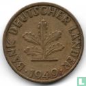 Duitsland 5 pfennig 1949 (kleine J) - Afbeelding 1