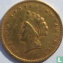 États-Unis 1 dollar 1854 (Indian head) - Image 2