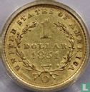 United States 1 dollar 1851 (O) - Image 1