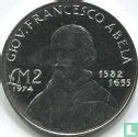 Malta 2 liri 1974 "Giovanni Francesco Abela" - Image 1