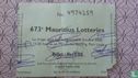 673e Mauritius Lotteries - Image 1