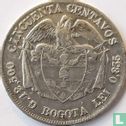 United States of Colombia 50 centavos 1881 - Image 2