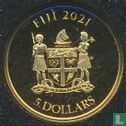 Fiji 5 dollars 2021 (PROOF) "Mars 2021 touchdown" - Image 1