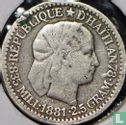 Haïti 10 centimes 1881 - Image 1