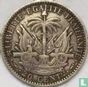 Haïti 20 centimes 1895 - Image 2