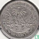 Haïti 10 centimes 1886 - Image 2