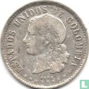 Vereinigte Staaten von Kolumbien 20 Centavo 1876 (Typ 1) - Bild 1