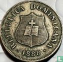 Dominican Republic 2½ centavos 1888 (A - type 1) - Image 1
