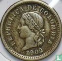 Colombia 5 centavos 1902 (type 2) - Image 1