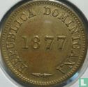 République dominicaine 1 centavo 1877 - Image 1