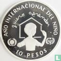 Dominicaanse Republiek 10 pesos 1982 (PROOF) "International Year of the Child" - Afbeelding 2