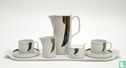Coffee set - Tête-a-tête - with unknown decor - Mosa - Image 1