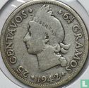 Dominicaanse Republiek 25 centavos 1942 - Afbeelding 1