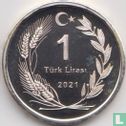 Turkije 1 lira 2021 - Image 1