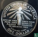 Vereinigte Staaten 1 Dollar 1986 (PP - gefärbt) "Centenary of the Statue of Liberty - Massachusetts" - Bild 2