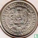 Dominicaanse Republiek 25 centavos 1963 "100th anniversary Restoration of the Republic" - Afbeelding 2