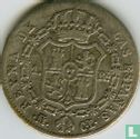 Spanje 1 real 1847 - Afbeelding 2