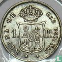 Spanje 1 real 1862 (7-puntige ster) - Afbeelding 2