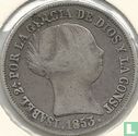 Espagne 2 reales 1853 (étoile à 7 pointes) - Image 1
