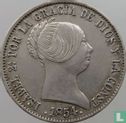 Espagne 10 reales 1854 (étoile à 7 pointes) - Image 1