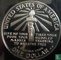 United States 1 dollar 1986 (PROOF - coloured) "Centenary of the Statue of Liberty - New York" - Image 2