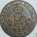 Espagne ½ centimo de escudo 1867 (étoile à 8 pointes) - Image 2
