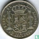 Spain 2 escudos 1867 - Image 2