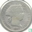 Espagne 40 centimos de escudo 1867 - Image 1