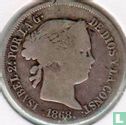 Spanje 40 centimos de escudo 1868 - Afbeelding 1