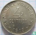 Portugal 4 centavos 1919 - Afbeelding 1