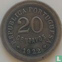 Portugal 20 centavos 1922 - Afbeelding 1