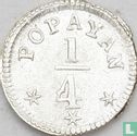 Colombia ¼ real 1849 - Image 2