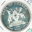 Uganda 1000 shillings 1999 (PROOF) "Charles and Diana engagement" - Afbeelding 1