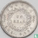 Colombia 1 real 1853 - Image 2