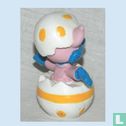 Smurf in Easter egg (white egg) - Image 2