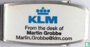 KLM From the desk of Martin Grobbe - Image 1