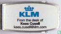 KLM From the desk of Kees Cusell - Image 3