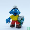Schtroumpf golfeur