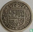Espagne 2 reales 1708 (CAROLVS III) - Image 2