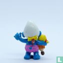 Babysmurf met pop