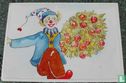 Clown met bloemen - Image 1