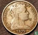 Colombie 5 centavos 1922 (sans marque d'atelier) - Image 1