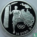 Greece 10 euro 2004 (PROOF) "Olympics torch relay - Australia" - Image 2